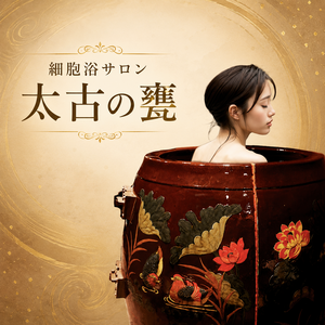 細胞浴サロン　太古の瓶（移動OK　差替OK）